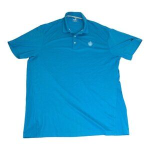 Puma's Blue polo shirt with‎ a white logo, Size 2XL